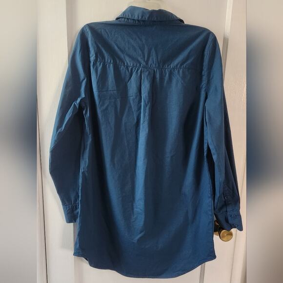 Universal Standard Rubicon Shirt Dress | Blue, Size XSmall 10-12 - Picture 7 of 11